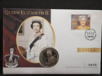 【淘币小摊】限时拍第八百零七拍  克朗币邮币封场  满百包邮可预留两周  周一统一发货  -  直布罗陀1993年女王加冕40周年克朗纪念币邮币封