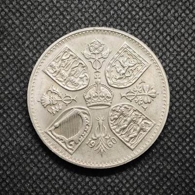 【淘币小摊】限时拍第八百零七拍  克朗币邮币封场  满百包邮可预留两周  周一统一发货  -   英国1960年纽约世博会5先令纪念币