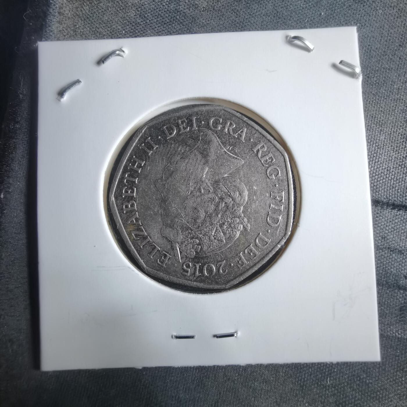 沼泽如烟--第912场 英国2015年50便士