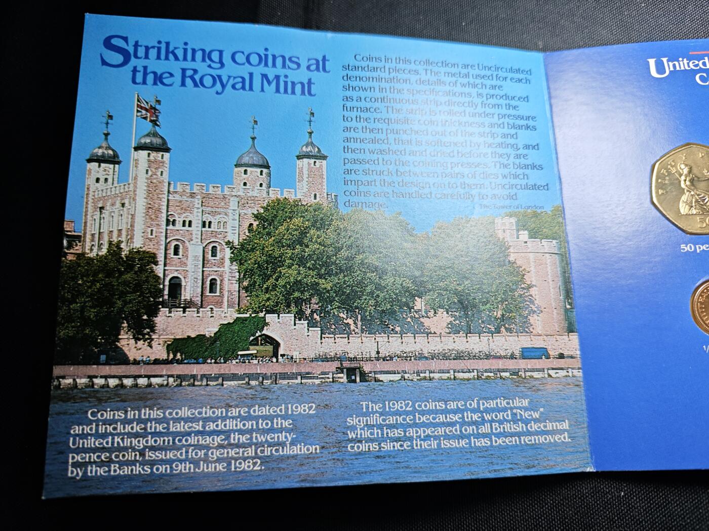 KK钱币收藏小铺 （套币 好品/批量散币 银币）专场  2月预留时间 周末发货   1982英国大小面值清年一套