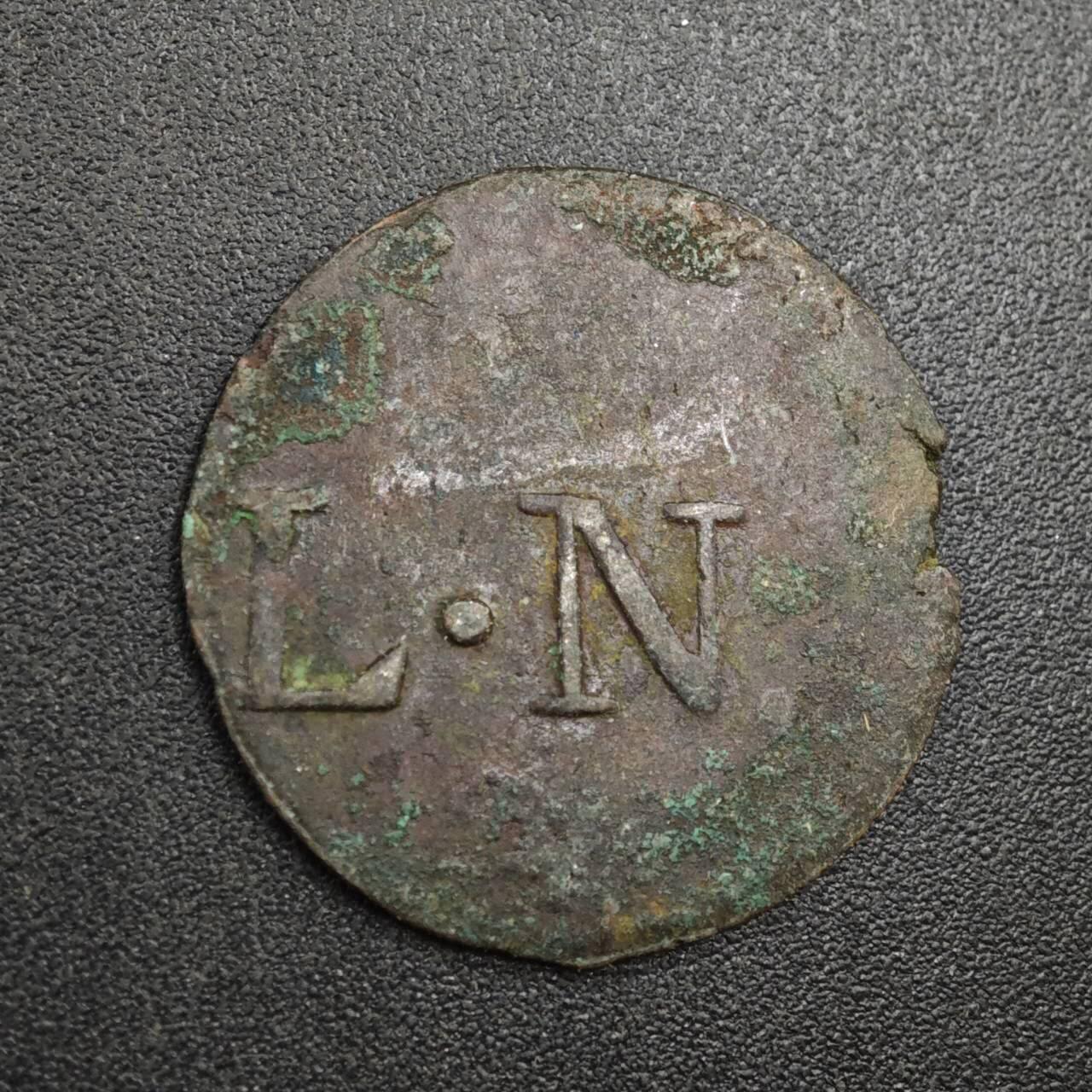 【淘币小摊】实时拍第八百零四拍   散币银币场   满百包邮可预留二周 每周一统一发货   荷属爪哇岛1810年1杜伊特铜币