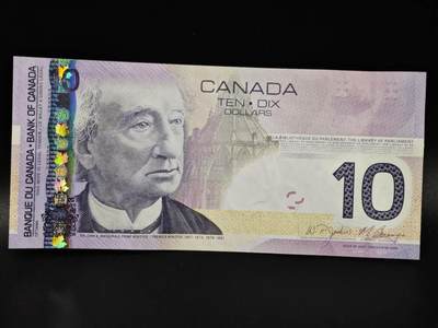 【淘币小摊】限时拍第八百零五拍  纸币场  满百包邮可预留两周  周一统一发货  - 加拿大2005年10元纸币