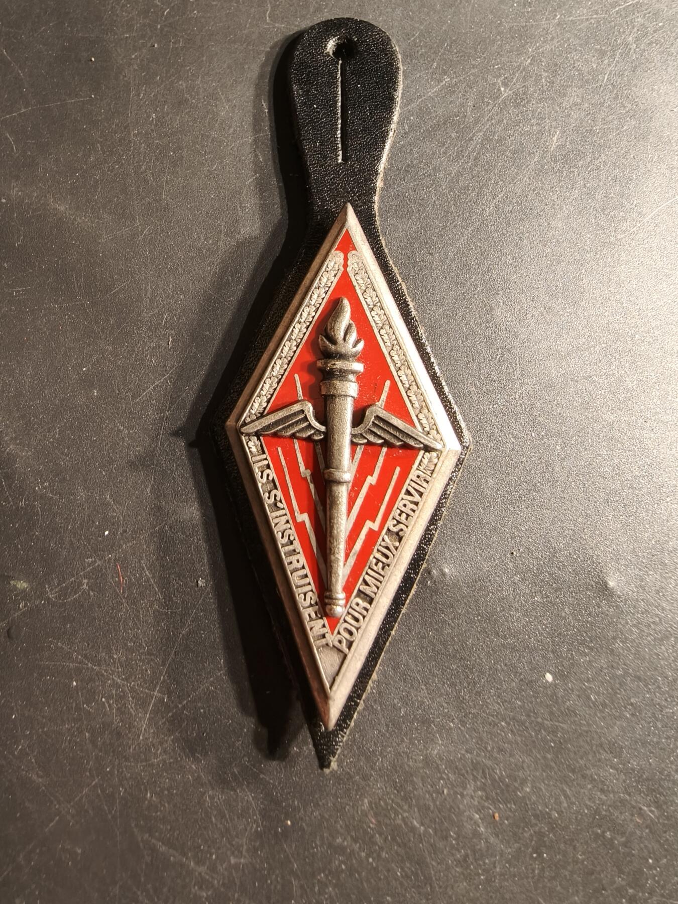 老王徽章第165期  法国陆军后备军官专业参谋学院证章