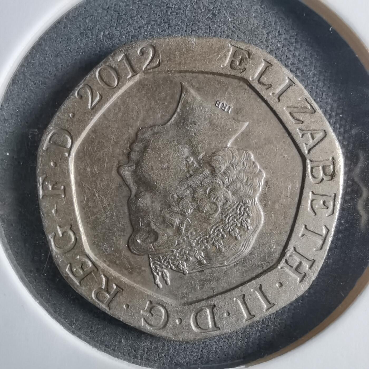 沼泽如烟--第912场 英国2012年20便士