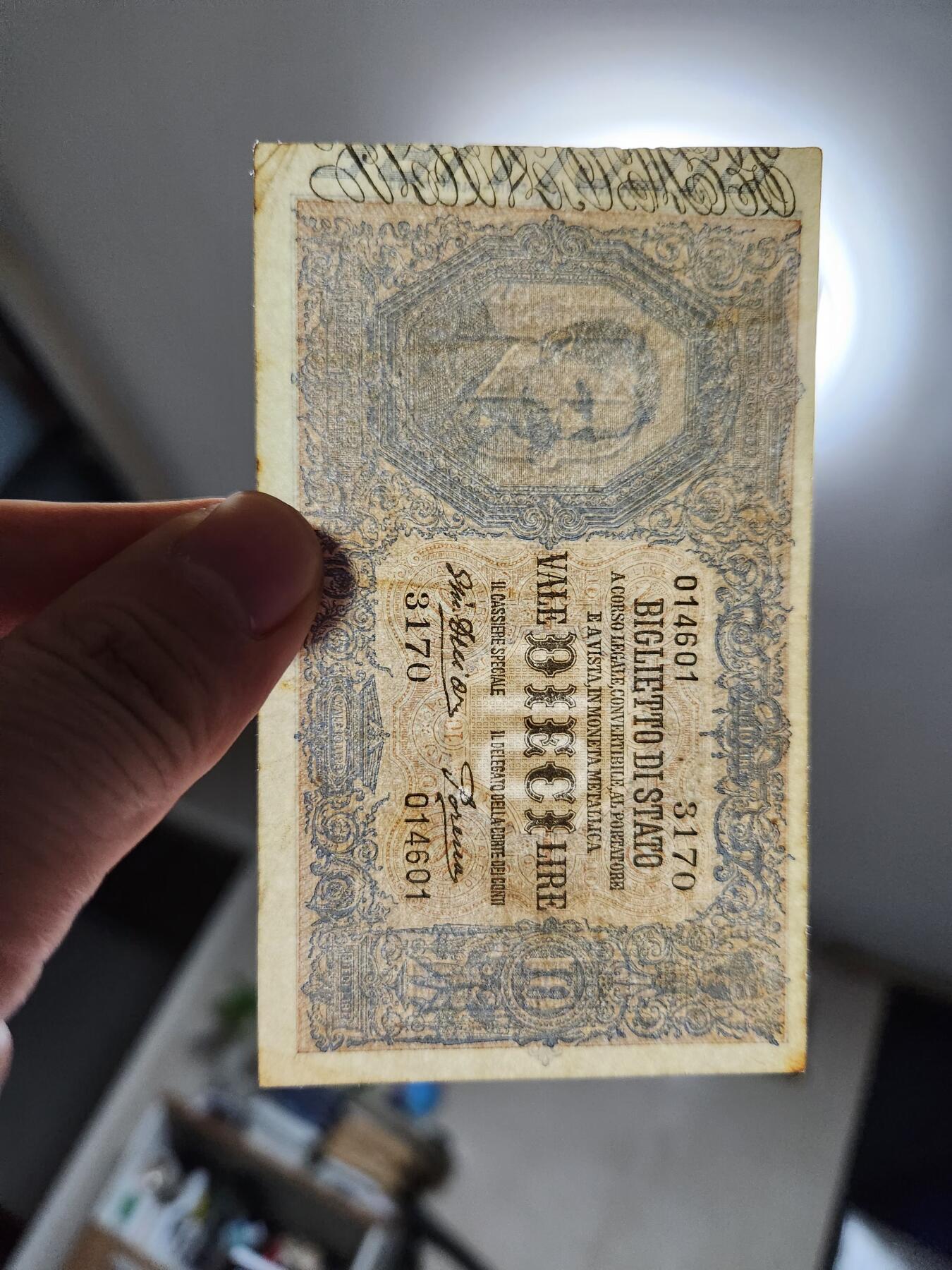 11月29号晚上8点 外国纸币自动截拍第64场 意大利稀少品种