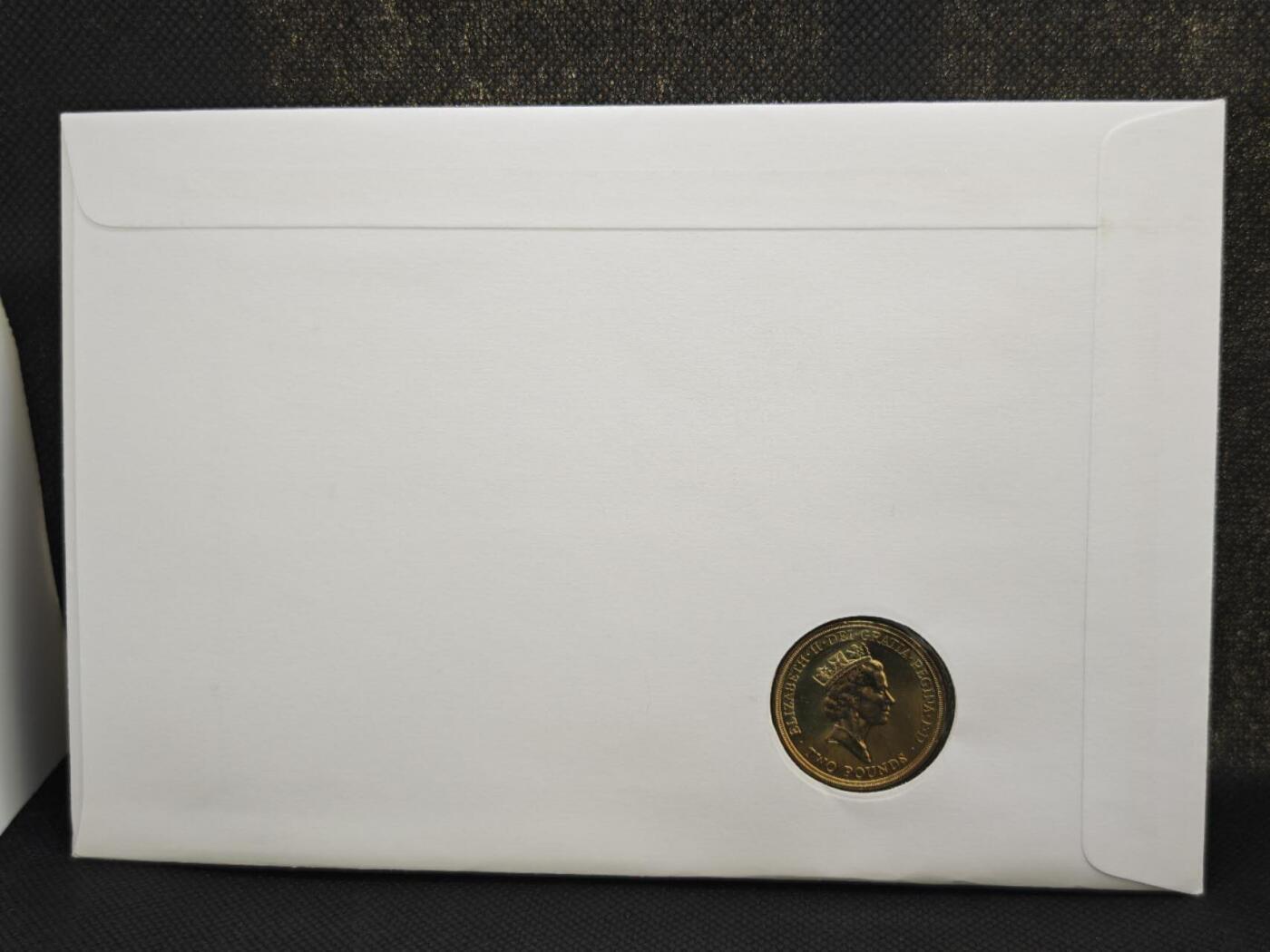 【淘币小摊】限时拍第八百零七拍  克朗币邮币封场  满百包邮可预留两周  周一统一发货   英国1995年二战胜利50周年2镑纪念币邮币封