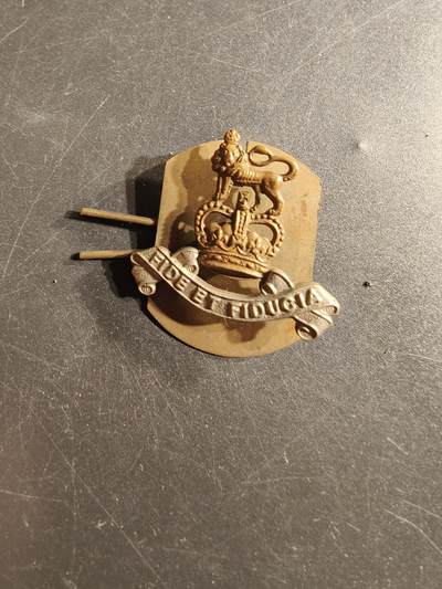 老王徽章第165期 - 英国皇家财务团领章    一战时期     带插销