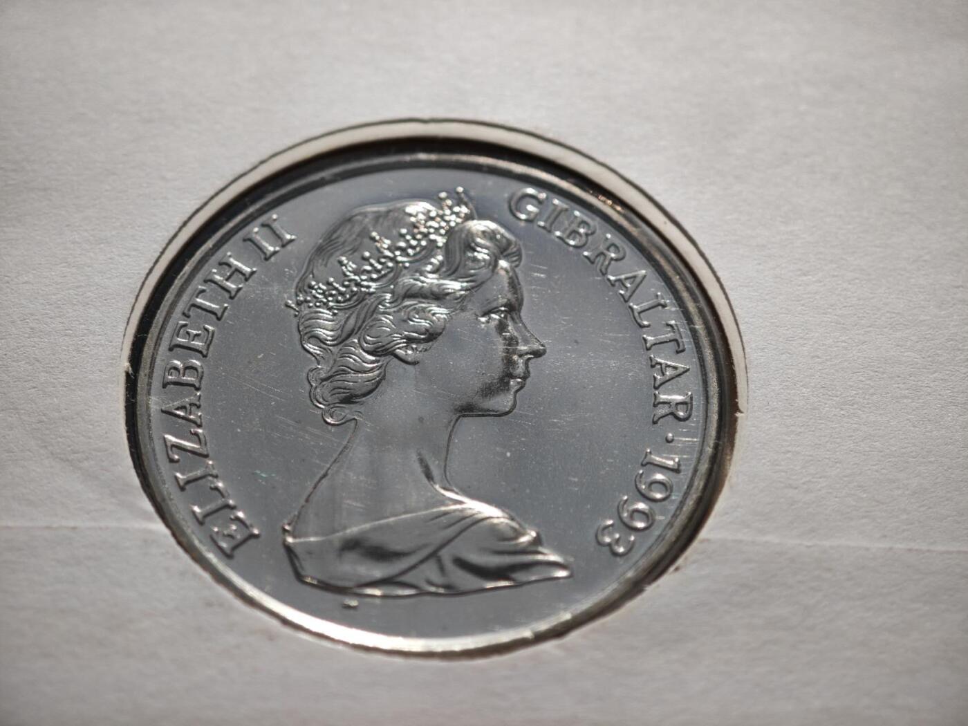 【淘币小摊】限时拍第八百零七拍  克朗币邮币封场  满百包邮可预留两周  周一统一发货   直布罗陀1993年君主系列乔治五世克朗纪念币邮币封