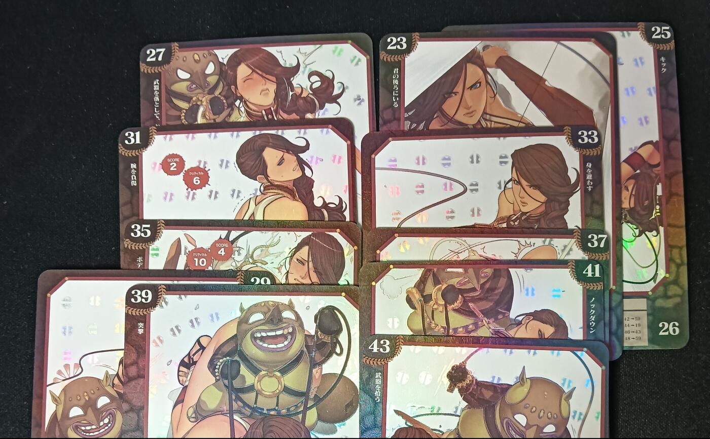 花开卡拍第53期（12月28号周日截拍，品控勿拍!!!拍品不寄存，运费5元，自制卡难免瑕疵，可能存在轻微撞角爆边等出厂瑕疵，品控介意勿拍！） 冰狗卡牌 织田被诅咒的龙剑士第二弹纱布闪 11张