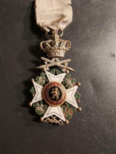老王徽章第165期 - 比利时骑士级利奥波德一世勋章     军事版