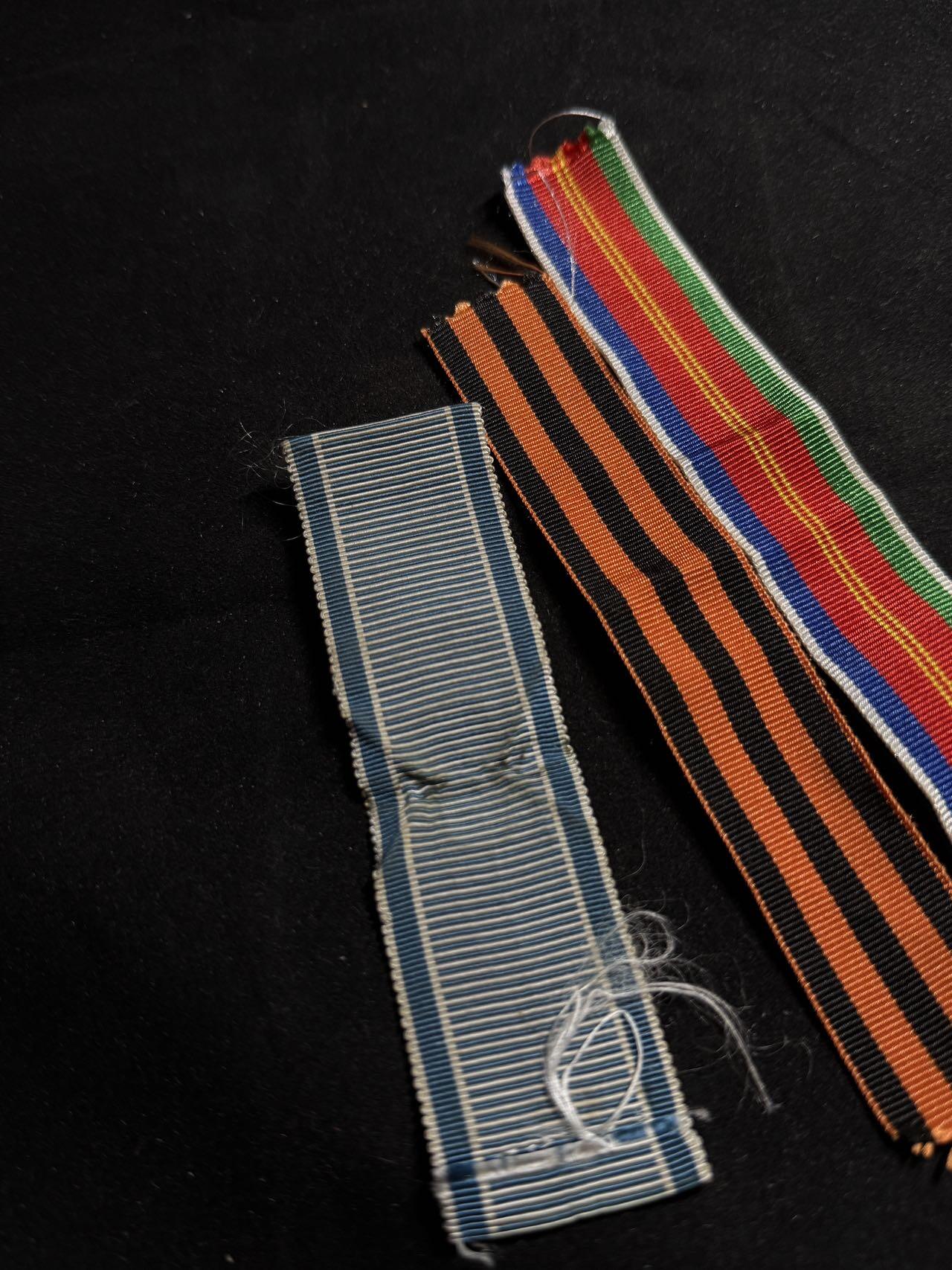 戎马世界章牌大赏第108期 绶带一组，其中苏联绶带为复刻