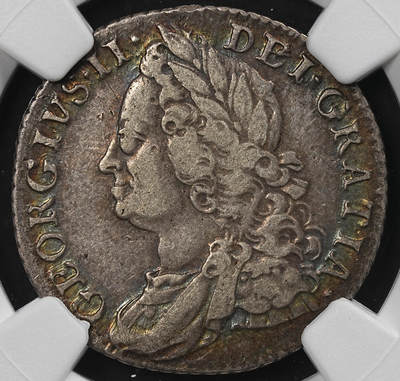 修遠堂世界钱币第九十四期 - NGC VF35 1758年英国1先令银币