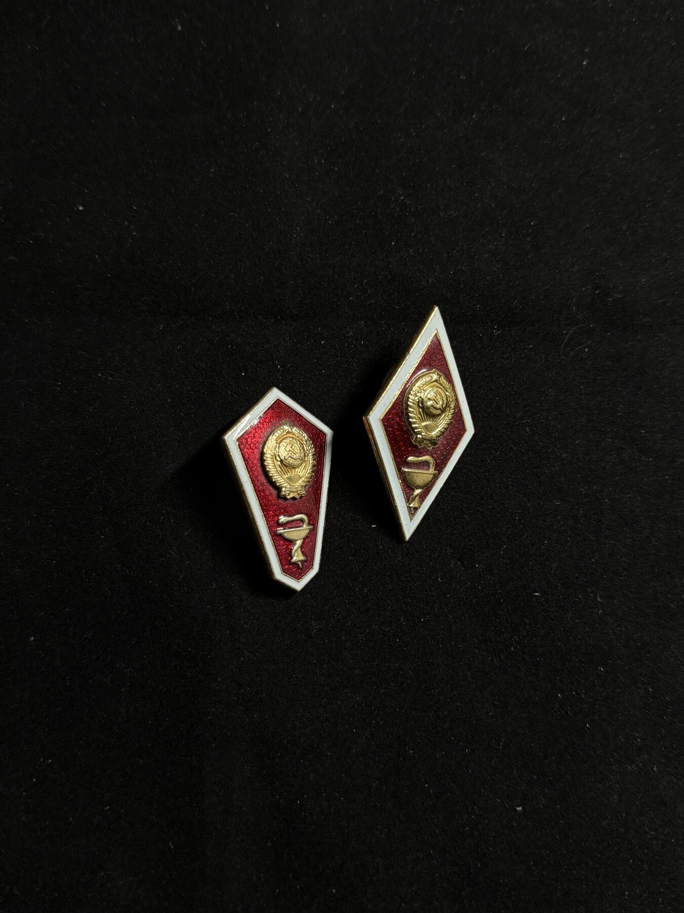 戎马世界章牌大赏第108期 苏联医学大学校徽，铝制版本