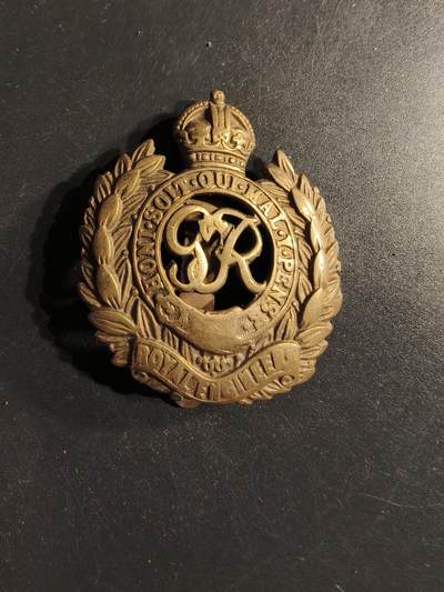老王徽章第165期 - 英国皇家工兵帽徽     二战时期 