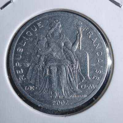 沼泽如烟--第912场 - 法属新喀里多尼亚2007年1法郎