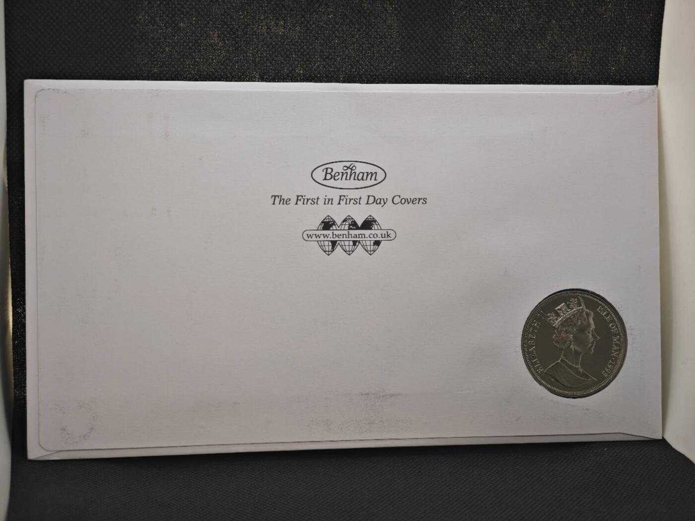 【淘币小摊】限时拍第八百零七拍  克朗币邮币封场  满百包邮可预留两周  周一统一发货   马恩岛1995年现代发明克朗纪念币邮币封