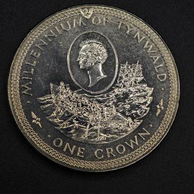 【淘币小摊】限时拍第八百零七拍  克朗币邮币封场  满百包邮可预留两周  周一统一发货  -   马恩岛1979年千年克朗纪念币