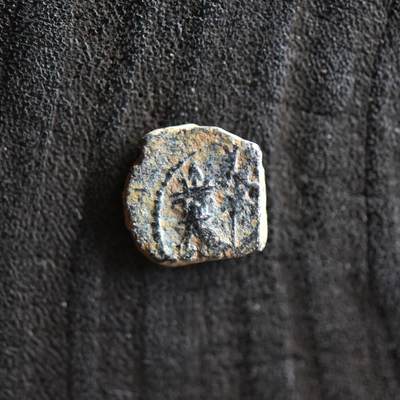 【良泉】第42期【自动场】12月4日晚19.30点开拍！99枚域外古代钱币专场  - 公元前9年-公元40年【纳巴泰王国】《圣经》中记载的阿雷塔斯四世发行的铜币，正面为阿雷塔斯四世单人头像。1.97克