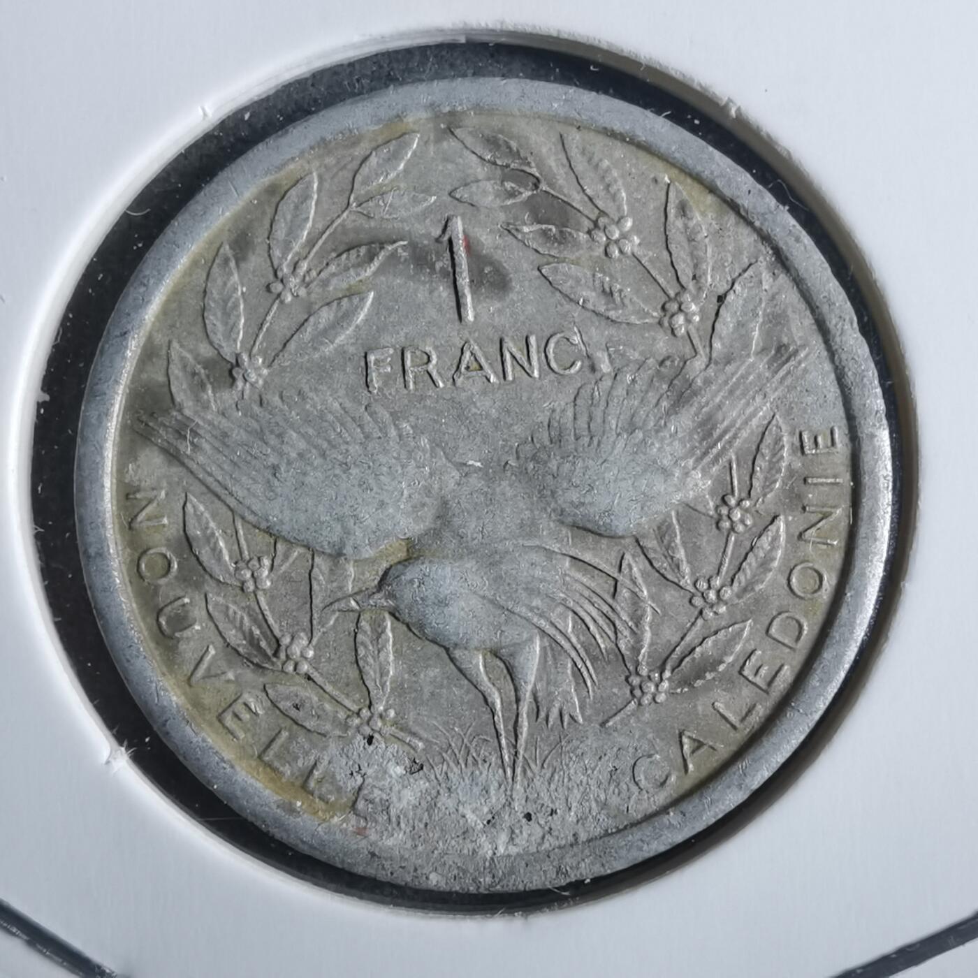 沼泽如烟--第912场 法属新喀里多尼亚1971年1法郎