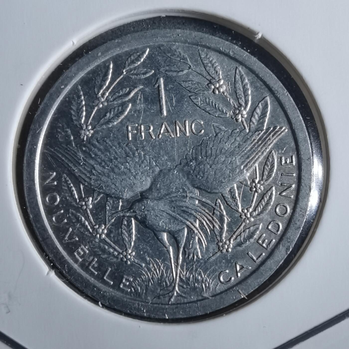 沼泽如烟--第912场 法属新喀里多尼亚1982年1法郎