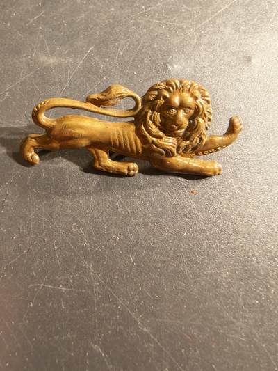 老王徽章第165期 - 英国国王兰开斯特步兵团领章    一战时期 