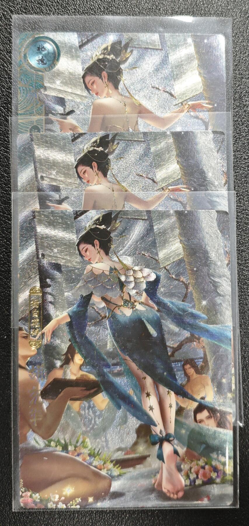 天玑星卡拍第142期《11.25周二截拍艺气风发》持续收拍收评中 满赠卡需备注 卡玩帕克 神州百花谱 胡充华 三渐变 粗闪 三张