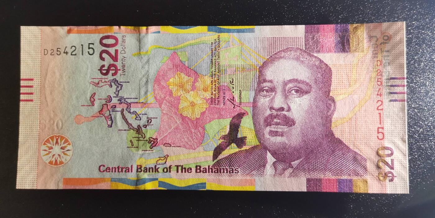 《艾美收藏》第221期-11.23周日黄金场精品荟萃 巴哈马2018年20元UNC Pick#80