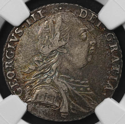 修遠堂世界钱币第九十四期 - NGC XF45 1787年英国1先令银币