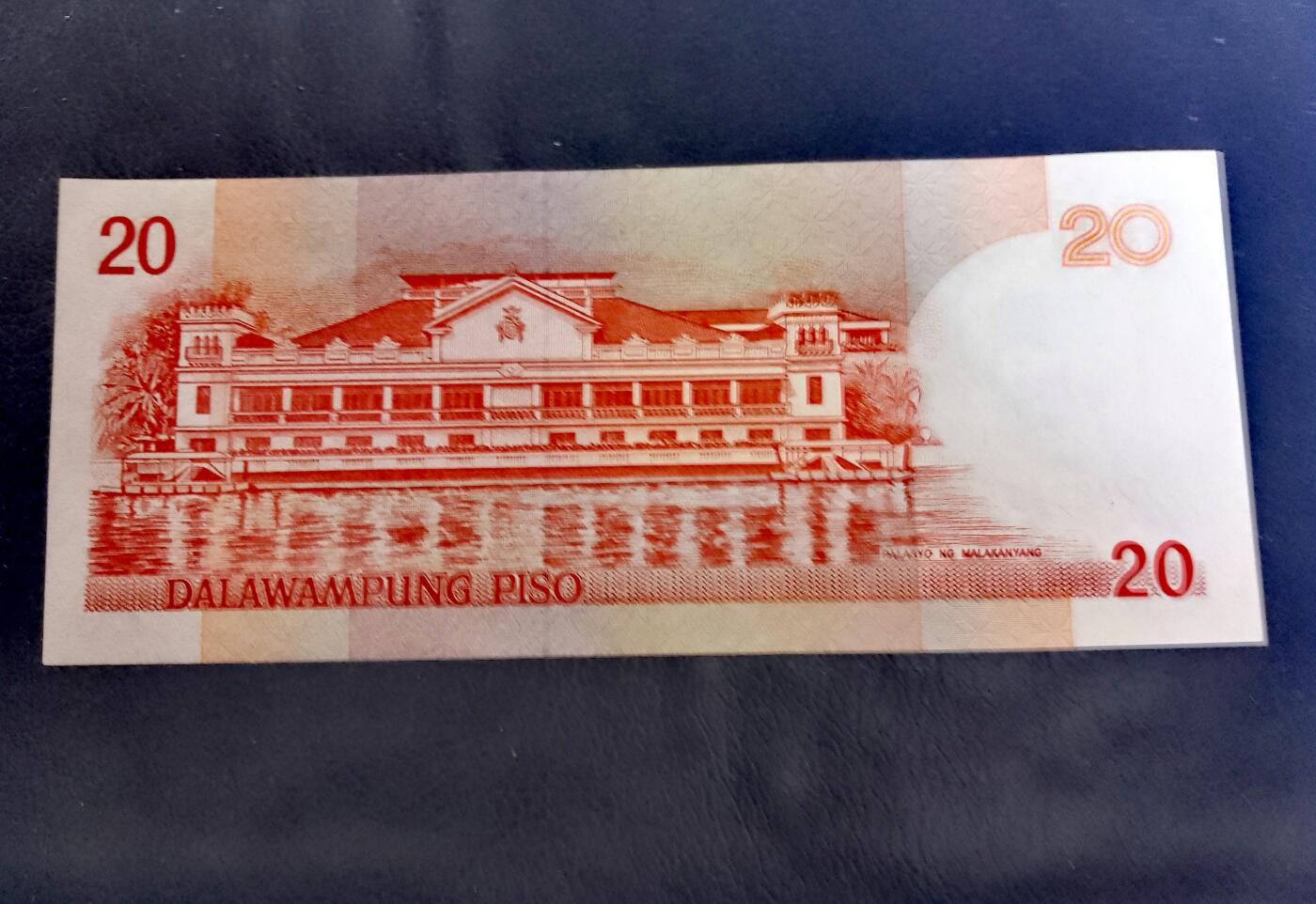 全新菲律宾1998年20比索靓品纸币