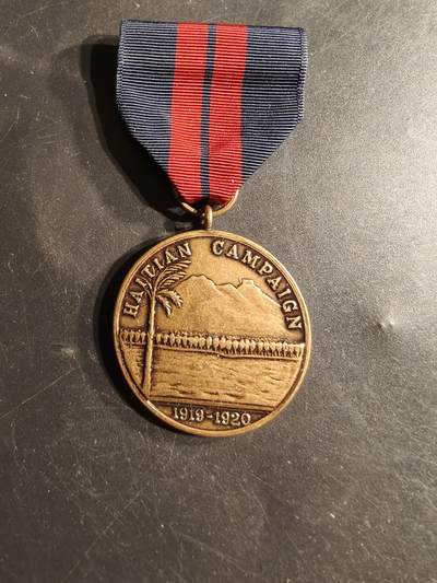 老王徽章第165期 - 美国海军陆战队1919-20海地战役奖章