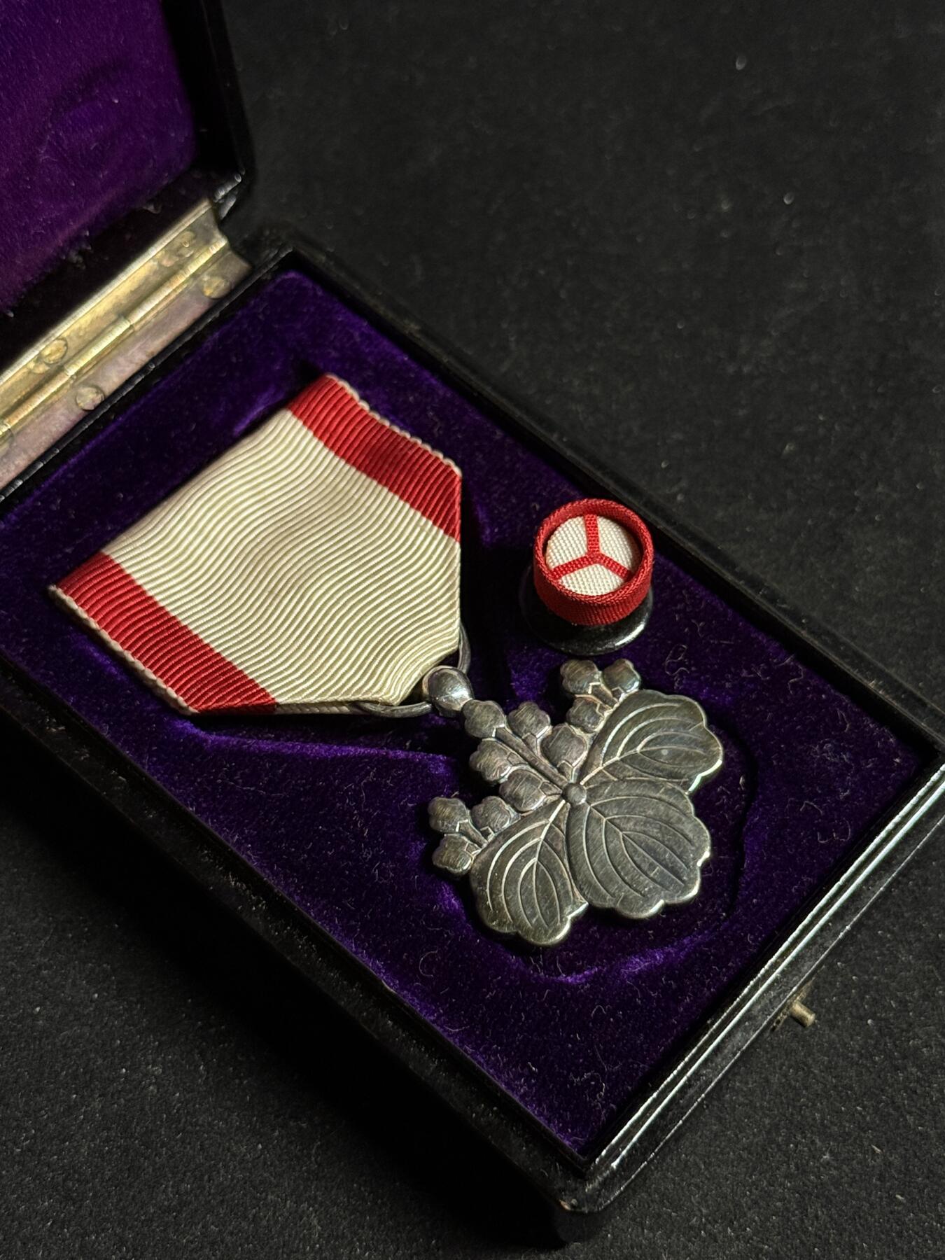 戎马世界章牌大赏第108期 勋八等白色桐叶章