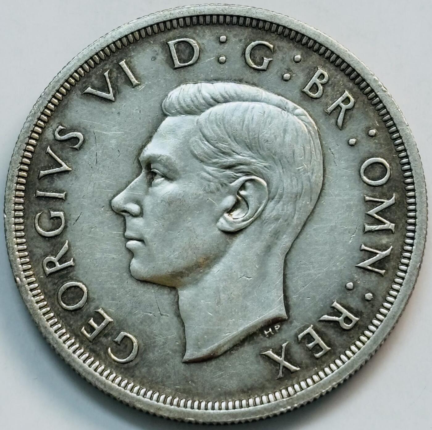 文馨钱币收藏第 282 场，【 长期接收代拍品】，加拿大老铜代用币，银币，德三系列场 少见极美品 1937 年英国乔治六世 1 克朗大银币，登基版