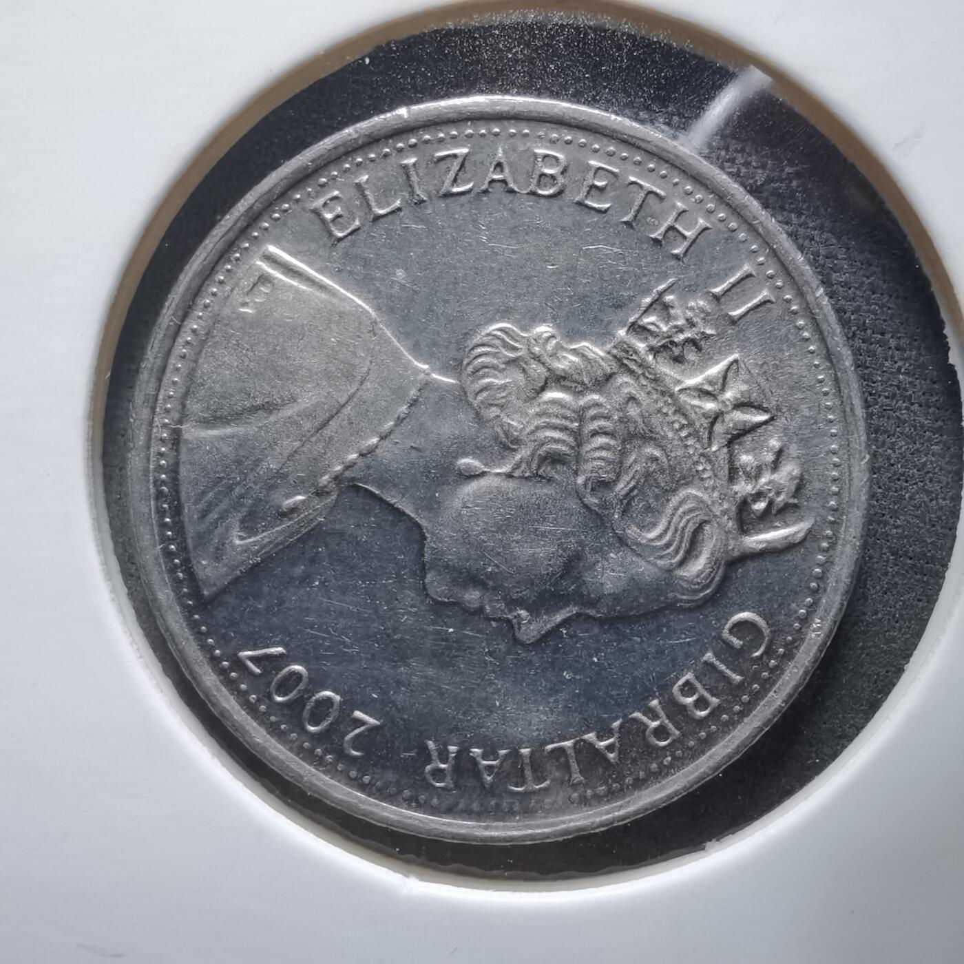 沼泽如烟--第912场 直布罗陀2007年10便士