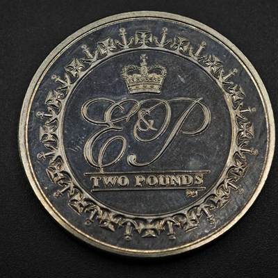 【淘币小摊】限时拍第八百零七拍  克朗币邮币封场  满百包邮可预留两周  周一统一发货  - 英属印度洋领地2011年女王大婚钻禧2镑纪念币