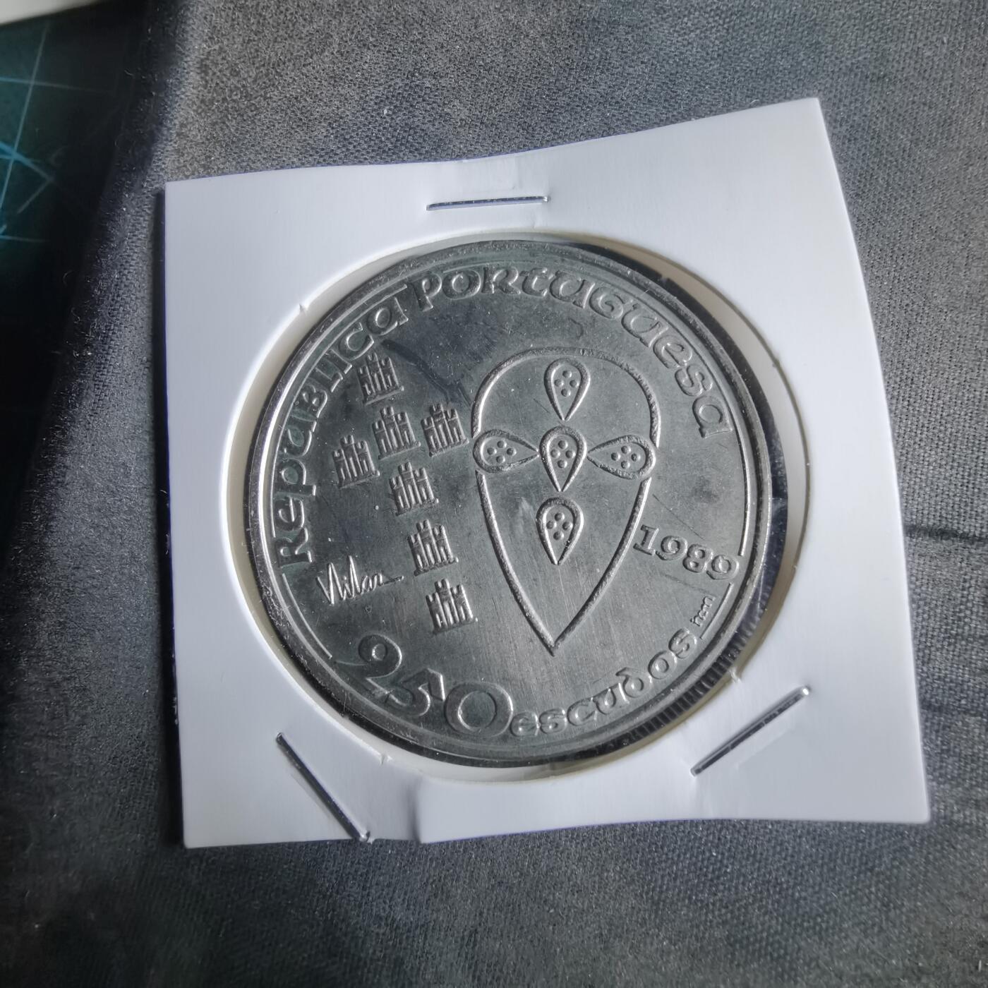 沼泽如烟--第912场 葡萄牙1989年250埃斯库多