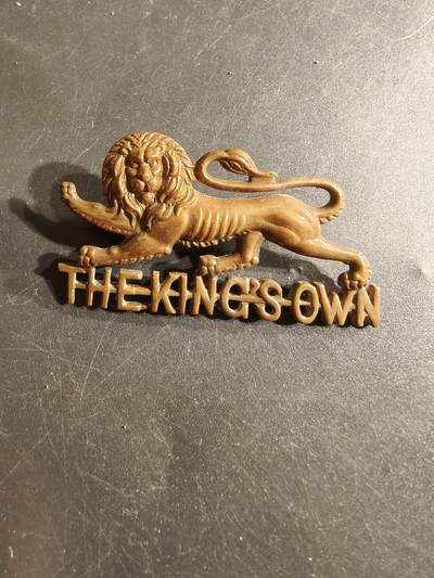 老王徽章第165期 - 英国国王皇家兰开斯特公爵步兵团帽徽     一战时期     