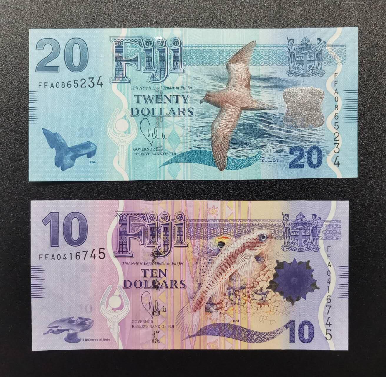 《艾美收藏》第221期-11.23周日黄金场精品荟萃 (2张FFA)斐济2012年FFA首冠10&20元UNC