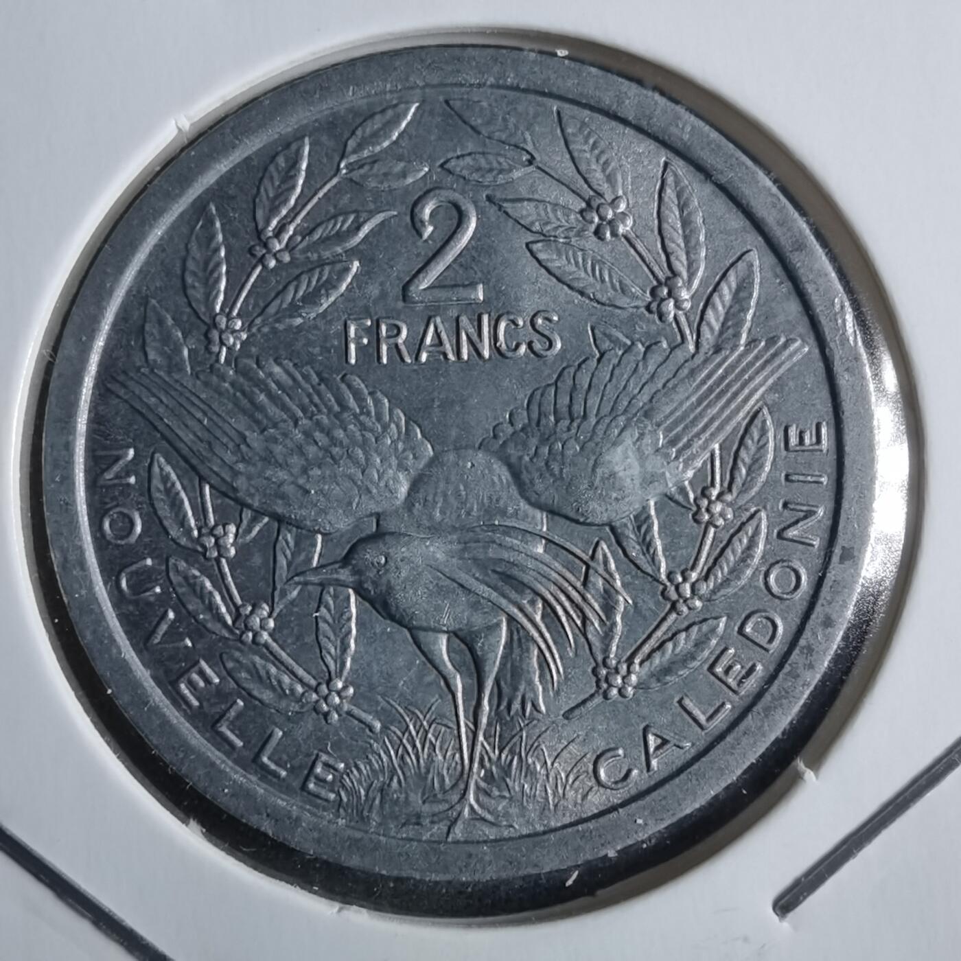 沼泽如烟--第912场 法属新喀里多尼亚1977年2法郎