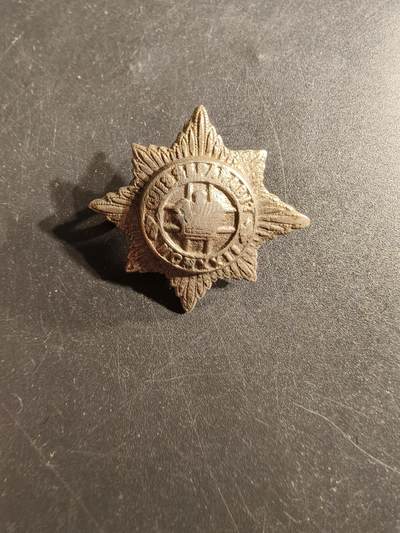 老王徽章第165期 - 英国第4/7近卫龙骑兵团领章     二战时期 