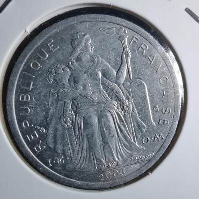 沼泽如烟--第912场 - 法属新喀里多尼亚2003年2法郎