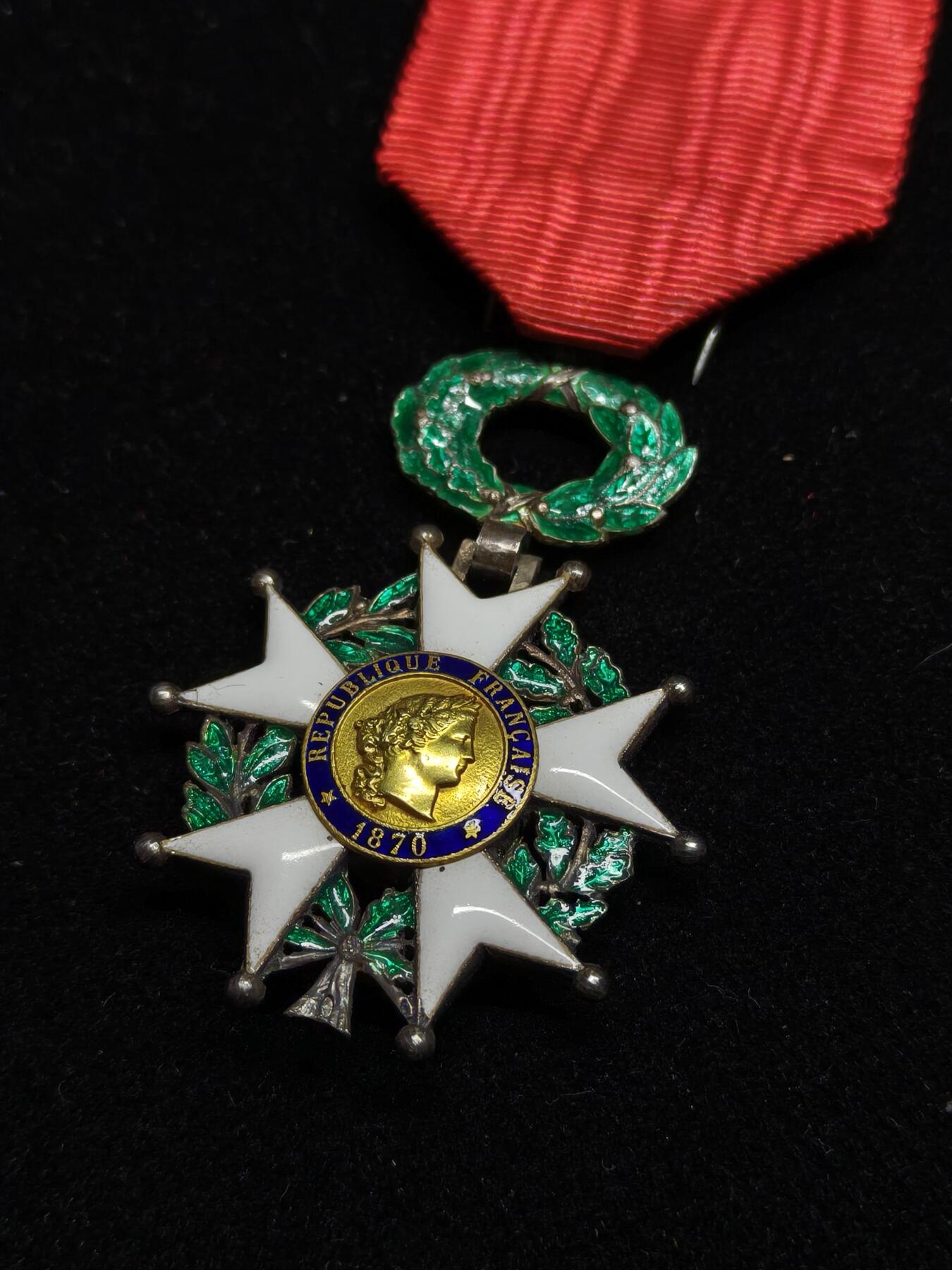 铭记历史 勿忘国耻 抗战胜利80周年精品专场 第二场 法国 三共荣誉军团勋章 银制