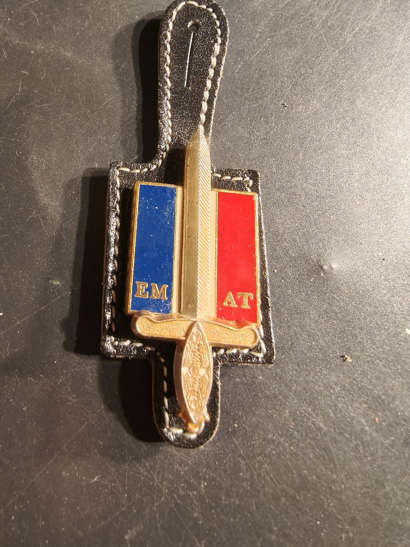 老王徽章第165期  法国陆军参谋学校证章 