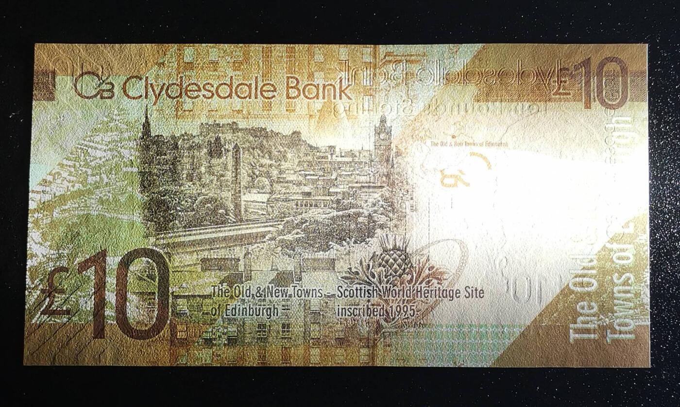 《艾美收藏》第221期-11.23周日黄金场精品荟萃 苏格兰戴尔银行2009年首发WHS冠10镑UNC 少见品种很久未出现