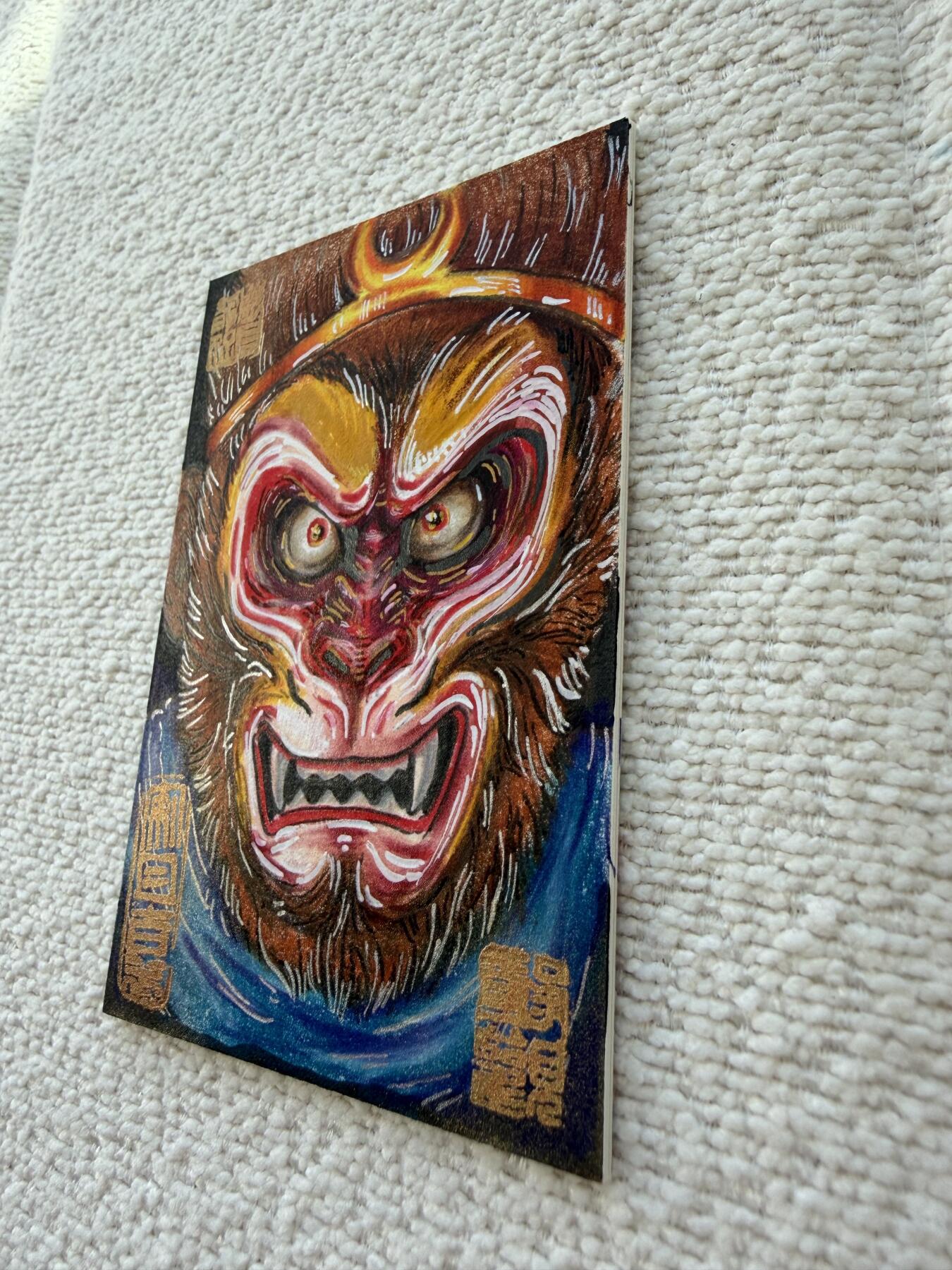 天玑星卡拍第141期《11.24周一截拍》持续收拍收评中 满赠卡需备注 【手绘卡】居子 孙悟空 手绘卡