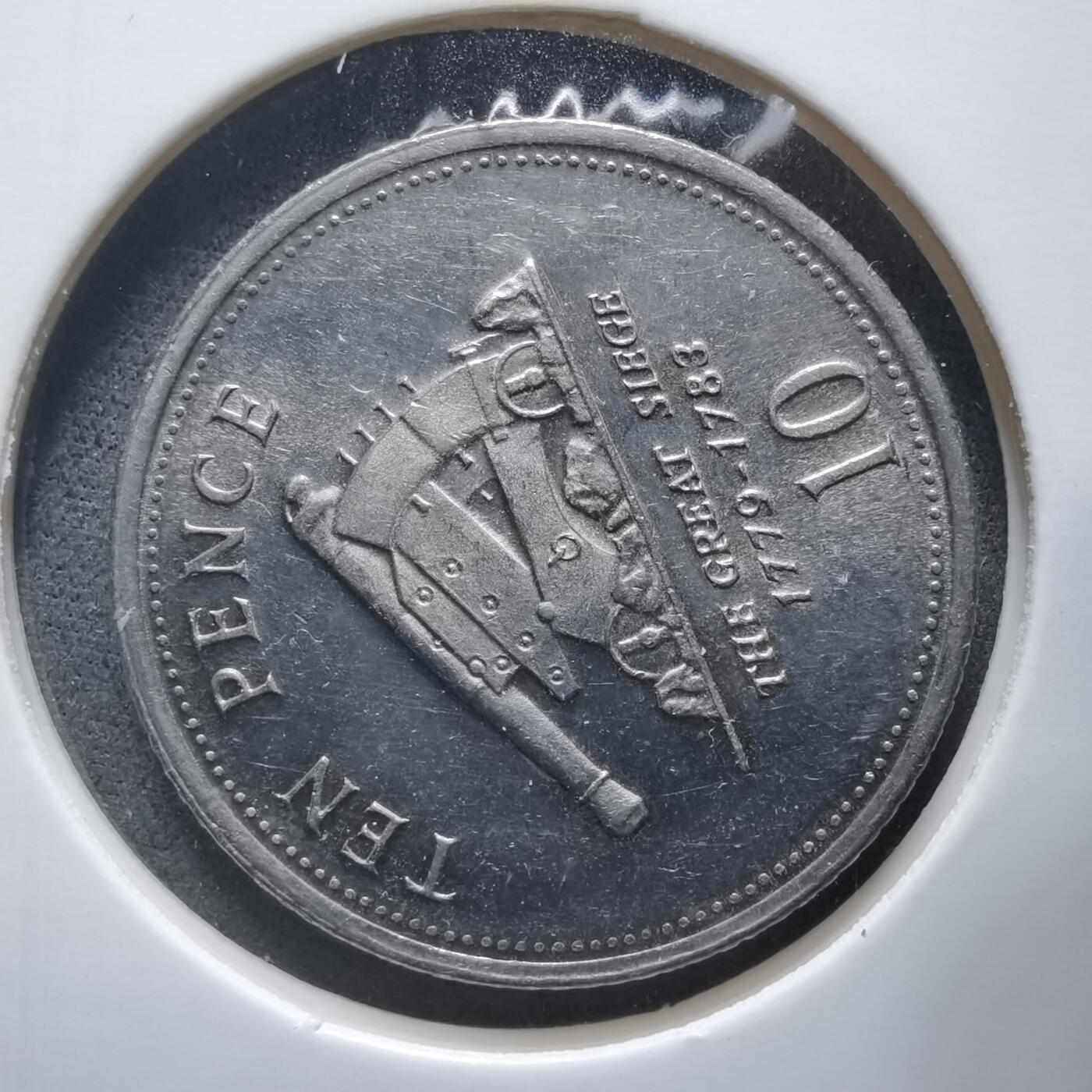 沼泽如烟--第912场 直布罗陀2007年10便士