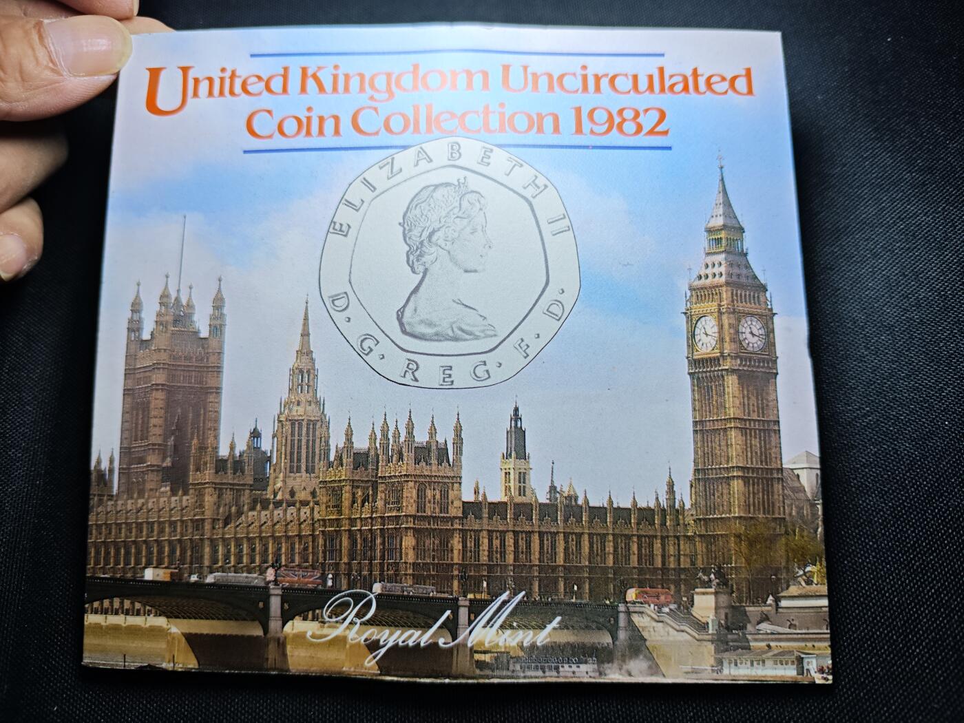 KK钱币收藏小铺 （套币 好品/批量散币 银币）专场  2月预留时间 周末发货   1982英国大小面值清年一套