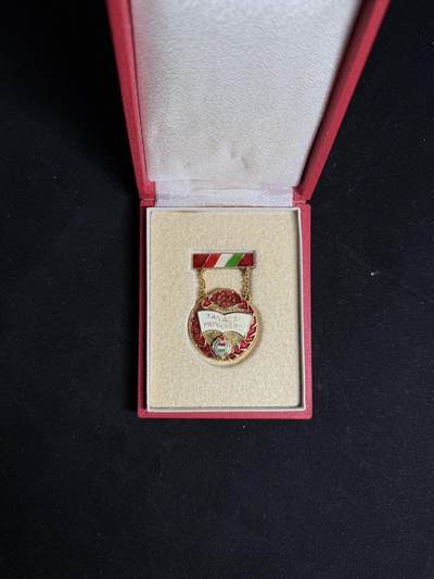 戎马世界章牌大赏第108期 - 匈牙利议会工作25年纪念章