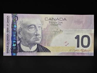 【淘币小摊】限时拍第八百零五拍  纸币场  满百包邮可预留两周  周一统一发货  - 加拿大2005年10元纸币