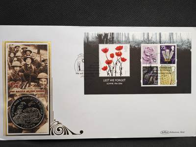 【淘币小摊】限时拍第八百零七拍  克朗币邮币封场  满百包邮可预留两周  周一统一发货  -  马恩岛1999年二战纪念克朗邮币封