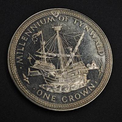 【淘币小摊】限时拍第八百零七拍  克朗币邮币封场  满百包邮可预留两周  周一统一发货  -   马恩岛1979年千年克朗纪念币